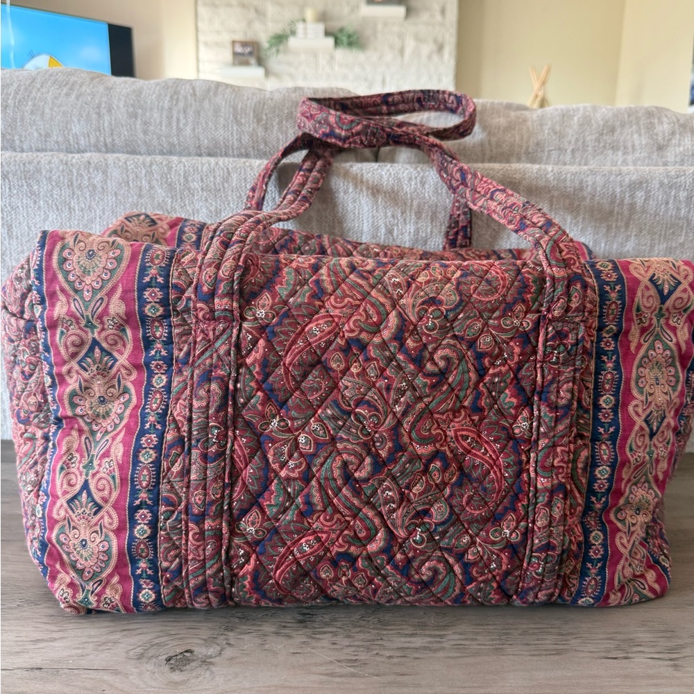 1987 PAISLEY Medium Vera Bradley Duffle - VINTAGE RARE RETIRED